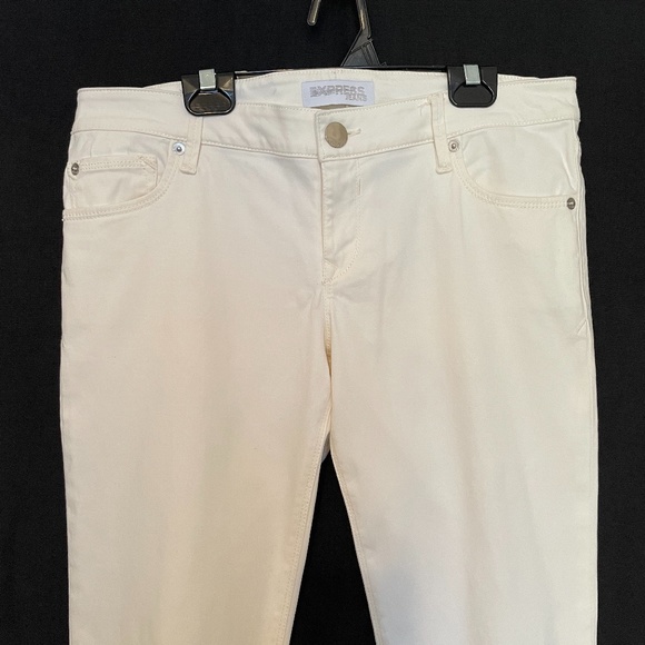 Express jeans, Ivory/off white color - Picture 3 of 13